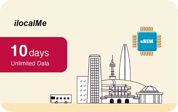 eSIM South Korea 10 Days - Unlimited data